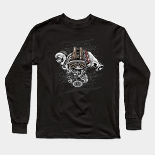 Toyota 2jz gte engine Long Sleeve T-Shirt